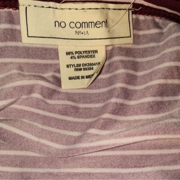 No Comment Plus Size Striped Top - Picture 6 of 7